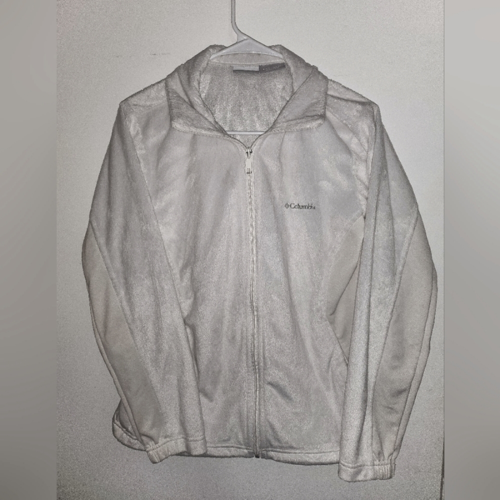 White Fleece Small Columbia Women's Jacket